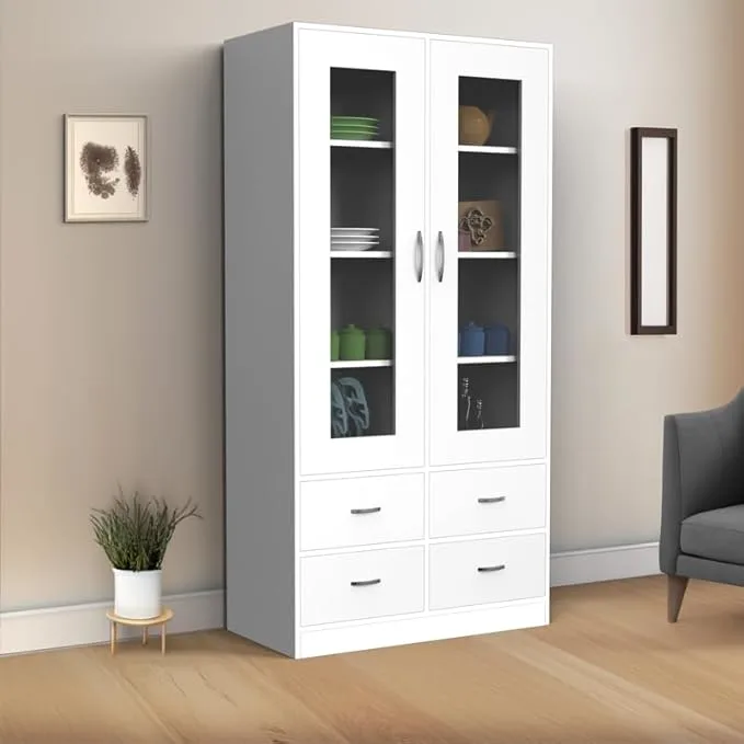 Elegant Multi-Tier Dining Display & Buffet Cabinet